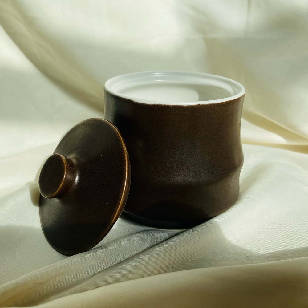 Brown Ceramic Japan Jar